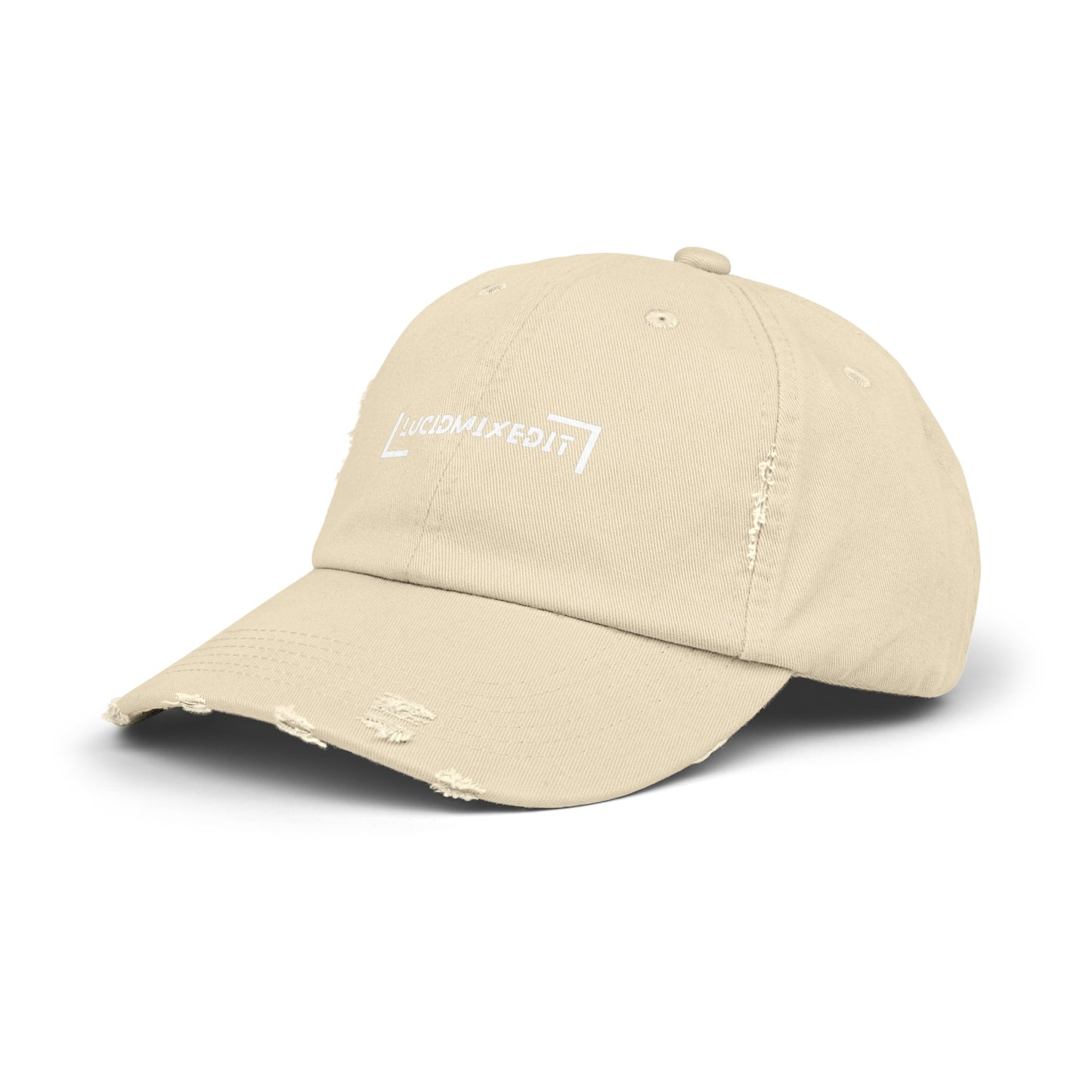 LucidMixedit Unisex Distressed Cap