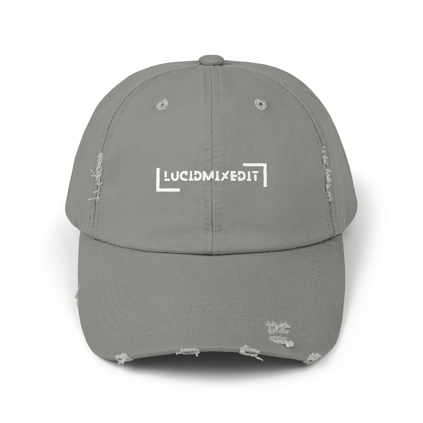 LucidMixedit Unisex Distressed Cap