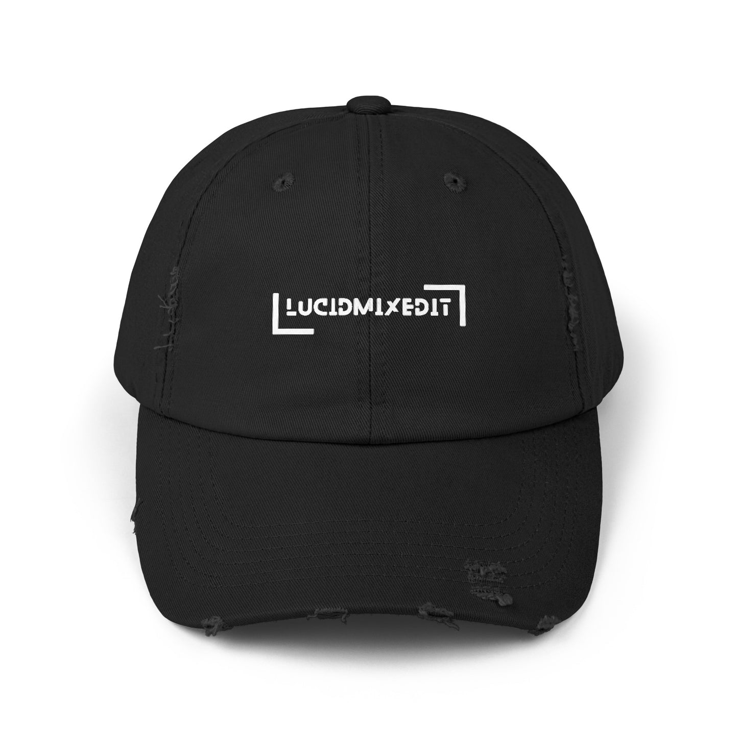 LucidMixedit Unisex Distressed Cap