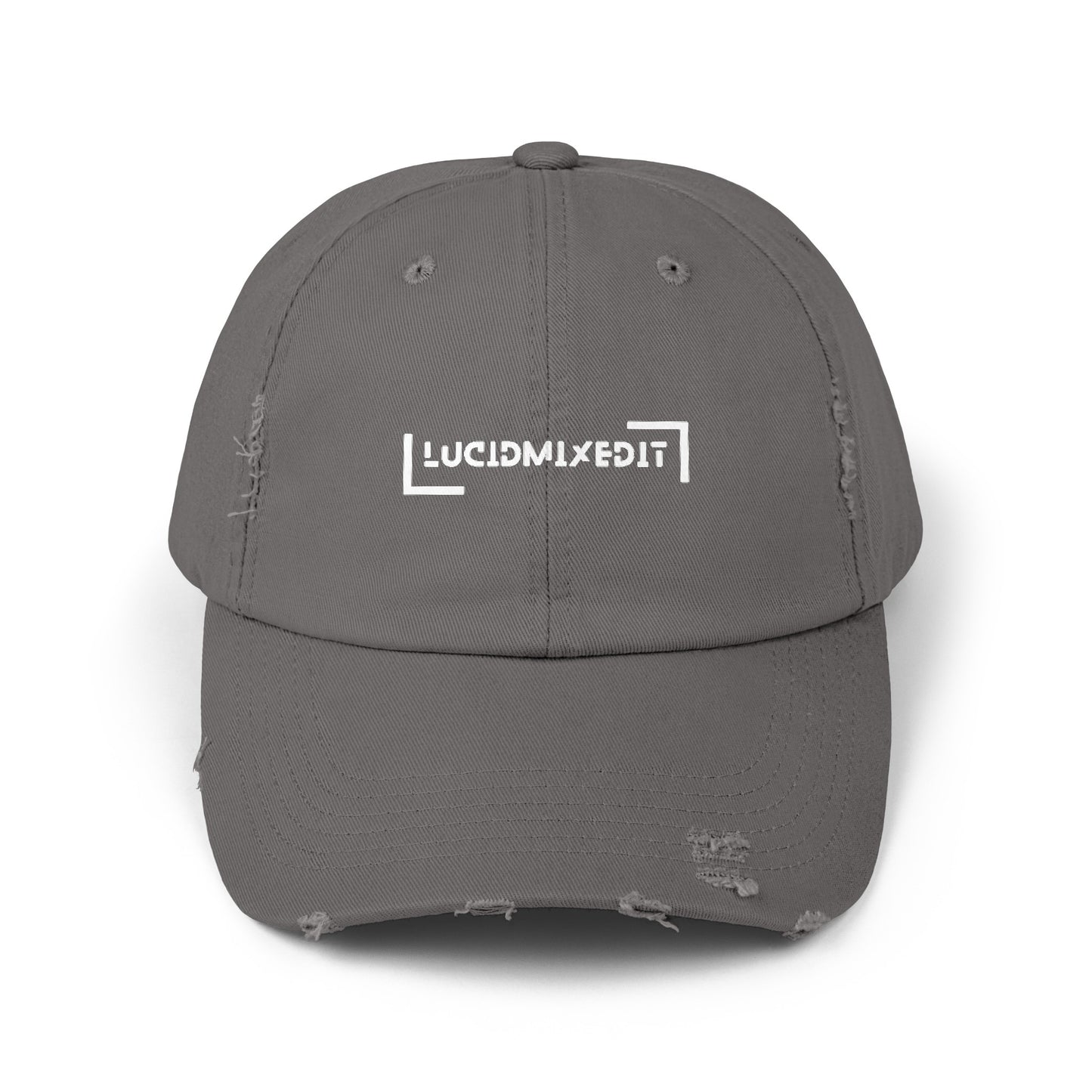 LucidMixedit Unisex Distressed Cap